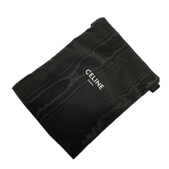 CELINE Medium Triomphe Belt Black Gold Leather Hardware - 783-071825 - Picture 6 of 6